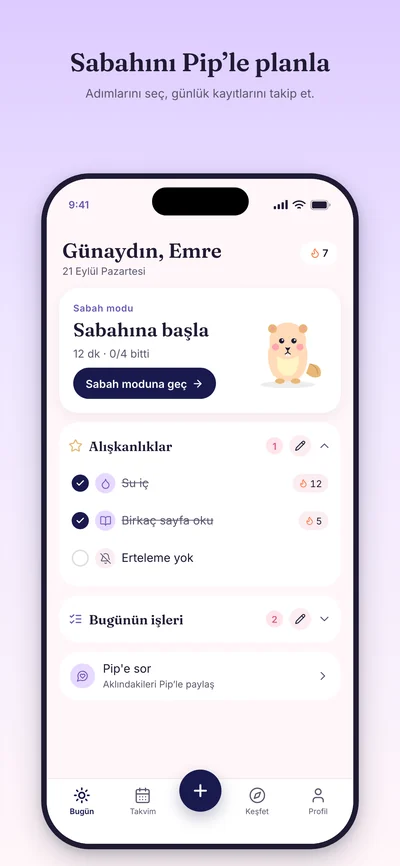 Bugün tanıtım önizlemesi, örnek kayıtlarla